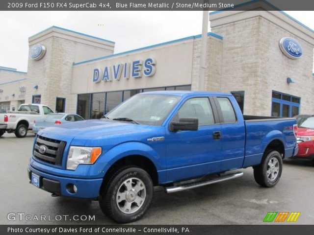 2009 Ford F150 FX4 SuperCab 4x4 in Blue Flame Metallic