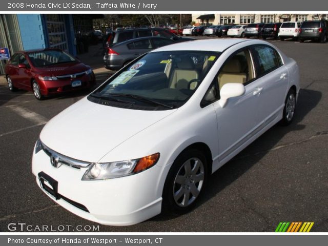 2008 Honda Civic LX Sedan in Taffeta White