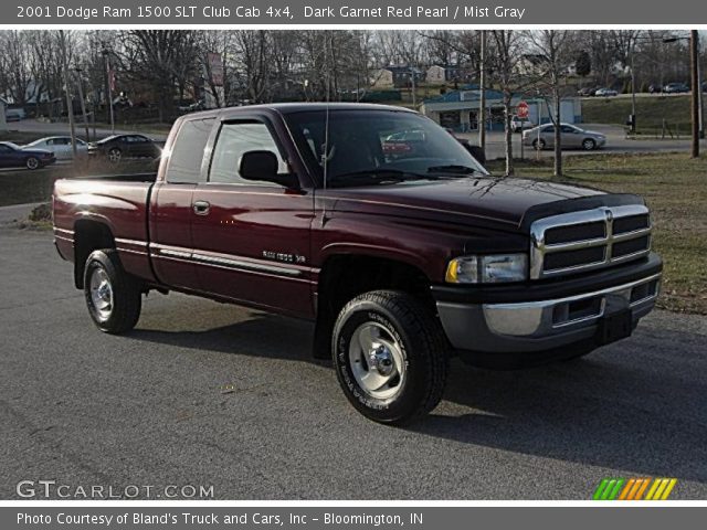 2001 Dodge Ram 1500 SLT Club Cab 4x4 in Dark Garnet Red Pearl