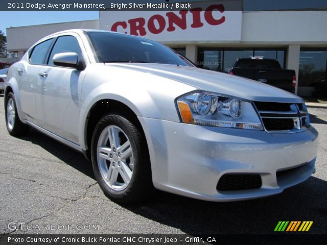 2011 Dodge Avenger Mainstreet in Bright Silver Metallic