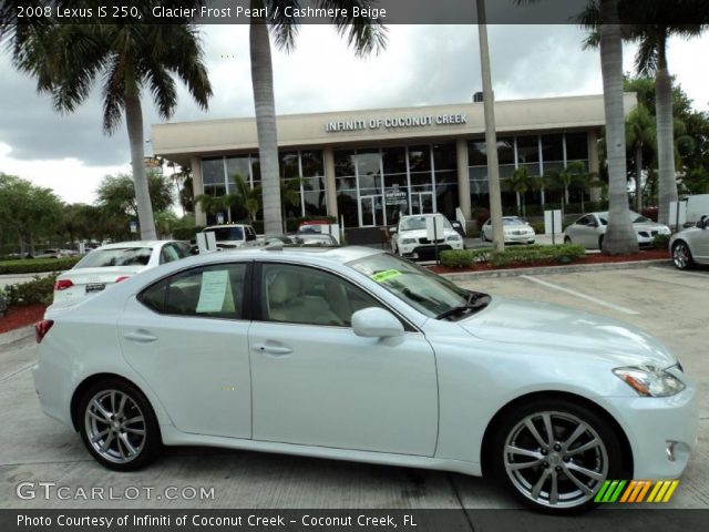 2008 Lexus IS 250 in Glacier Frost Pearl