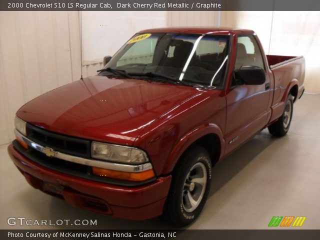 2000 Chevrolet S10 LS Regular Cab in Dark Cherry Red Metallic