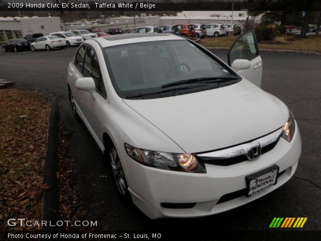 2009 Honda Civic EX Sedan in Taffeta White