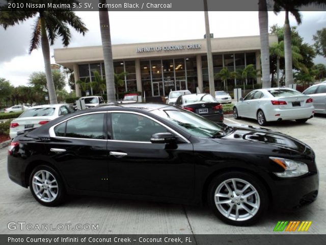 2010 Nissan Maxima 3.5 SV in Crimson Black