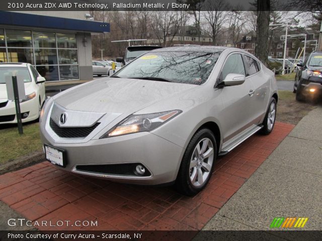 2010 Acura ZDX AWD Technology in Palladium Metallic