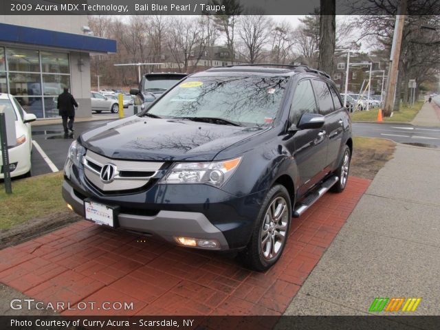 2009 Acura MDX Technology in Bali Blue Pearl