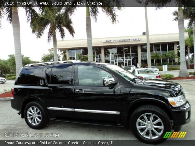 2010 Infiniti QX 56 4WD in Liquid Onyx Black