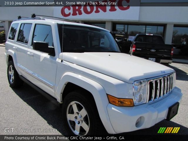 2010 Jeep Commander Sport 4x4 in Stone White