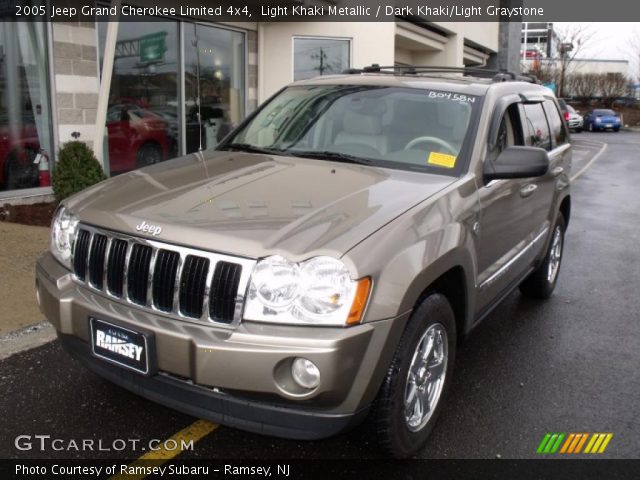 2005 Jeep Grand Cherokee Limited 4x4 in Light Khaki Metallic