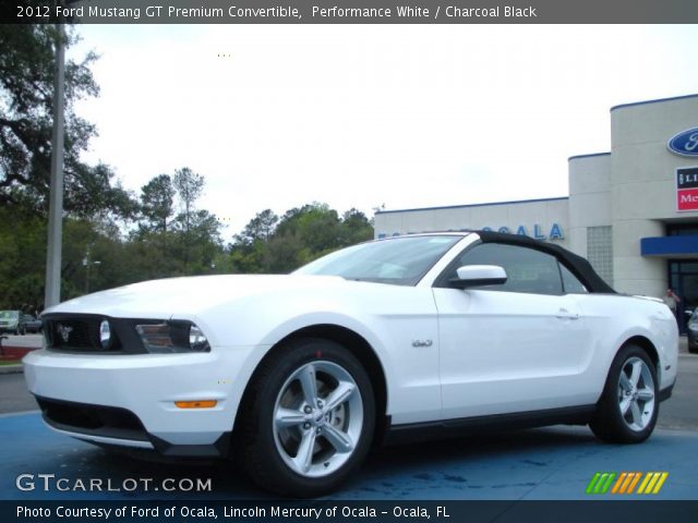2012 mustang gt interior. White 2012 Ford Mustang GT