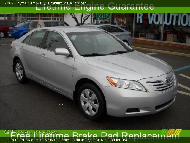 2007 Toyota Camry LE in Titanium Metallic