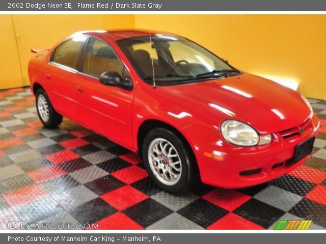 2002 Dodge Neon SE in Flame Red