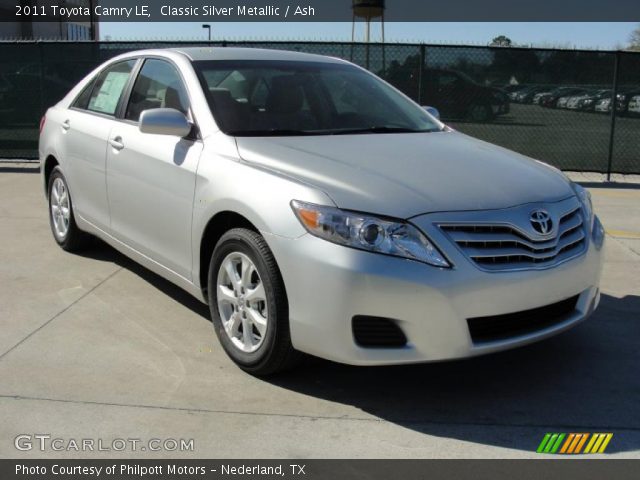 2011 Toyota Camry LE in Classic Silver Metallic