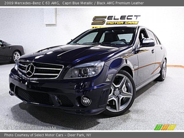 2009 Mercedes-Benz C 63 AMG in Capri Blue Metallic
