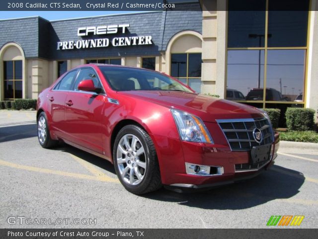 2008 Cadillac CTS Sedan in Crystal Red