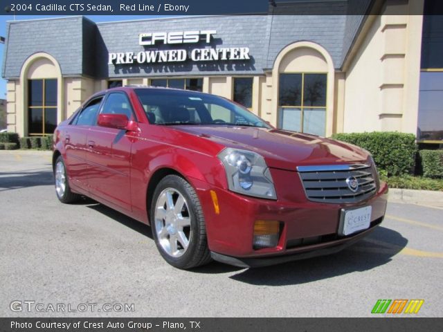 2004 Cadillac CTS Sedan in Red Line