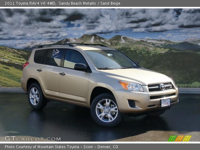 2011 Toyota RAV4 V6 4WD in Sandy Beach Metallic