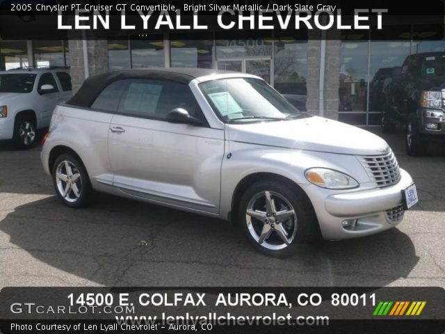 2005 Chrysler PT Cruiser GT Convertible in Bright Silver Metallic