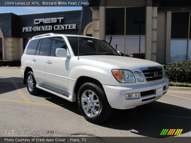 2004 Lexus LX 470 in Blizzard White Pearl