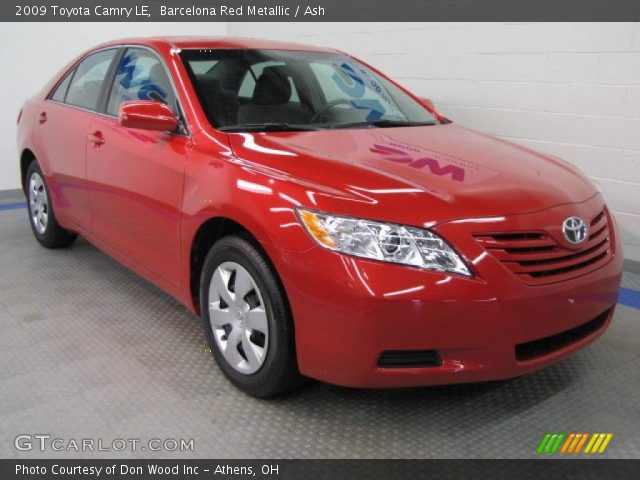 2009 Toyota Camry LE in Barcelona Red Metallic