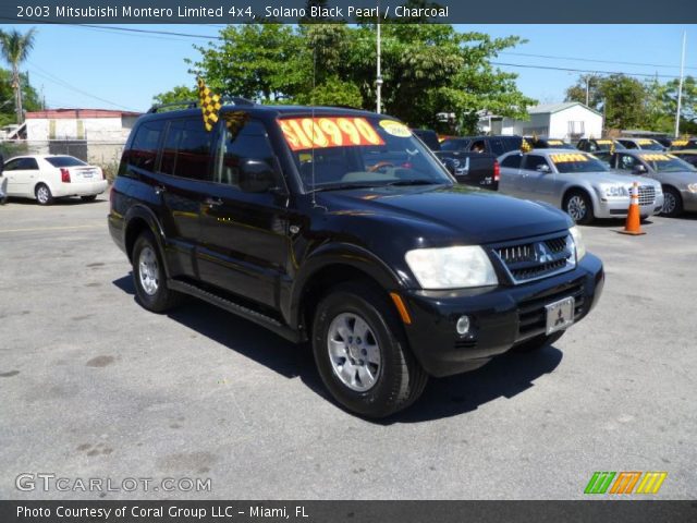 2003 Mitsubishi Montero Limited 4x4 in Solano Black Pearl