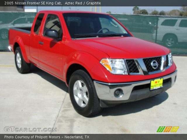 2005 Nissan Frontier SE King Cab in Aztec Red