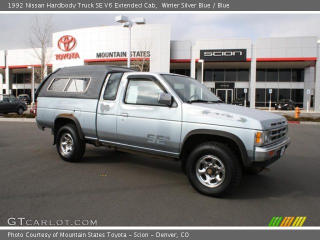 1992 Nissan Hardbody Truck SE V6 Extended Cab in Winter Silver Blue