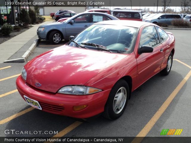 1999 Chevrolet Cavalier RS Coupe in Bright Red