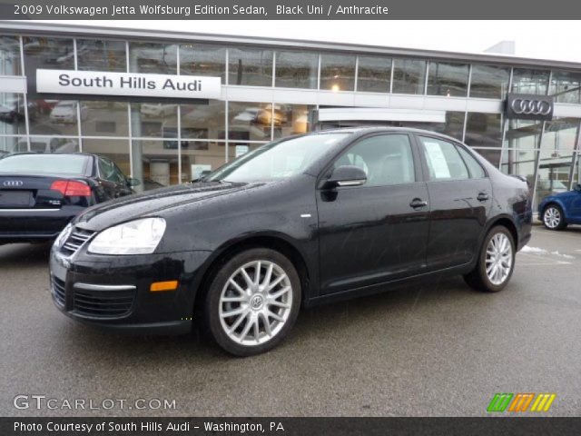 2009 Volkswagen Jetta Wolfsburg Edition Sedan in Black Uni