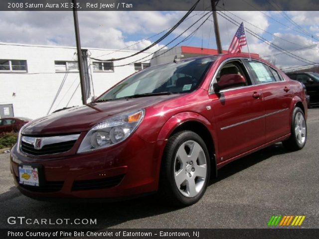 2008 Saturn Aura XE 3.5 in Red Jewel