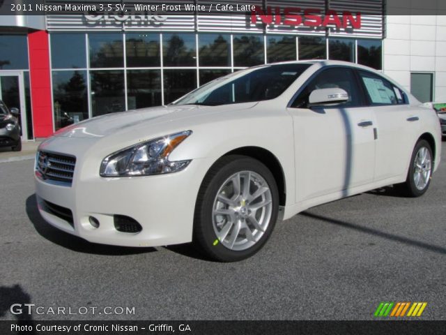 2011 Nissan Maxima 3.5 SV in Winter Frost White