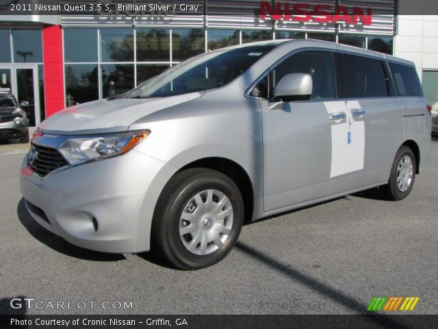2011 Nissan Quest 3.5 S in Brilliant Silver