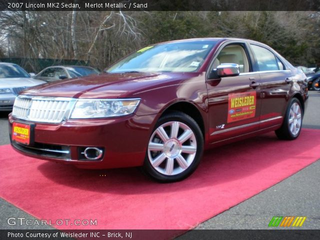 2007 Lincoln MKZ Sedan in Merlot Metallic