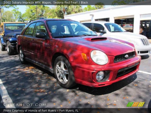 2002 Subaru Impreza WRX Wagon in Sedona Red Pearl