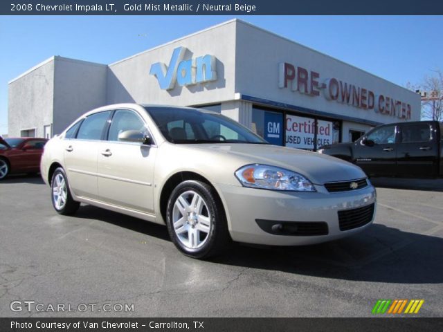 2008 Chevrolet Impala LT in Gold Mist Metallic