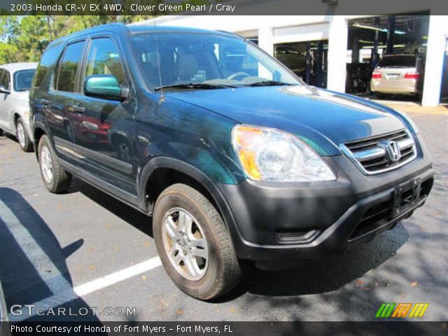 2003 Honda CR-V EX 4WD in Clover Green Pearl