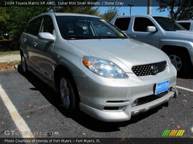 2004 Toyota Matrix XR AWD in Lunar Mist Silver Metallic