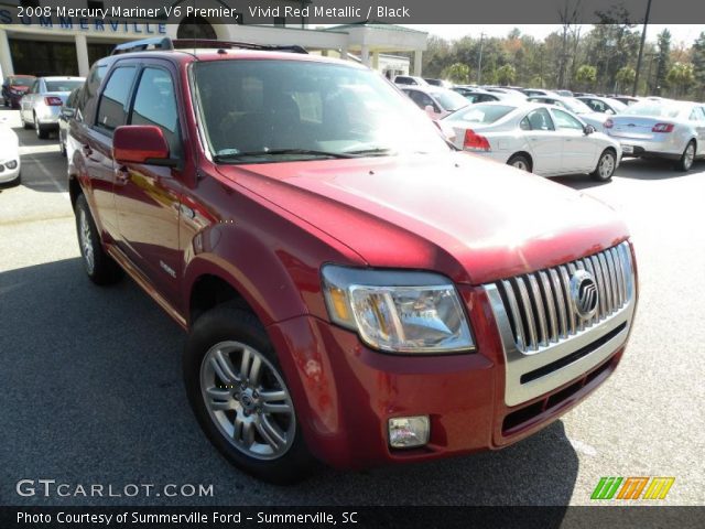 2008 Mercury Mariner V6 Premier in Vivid Red Metallic