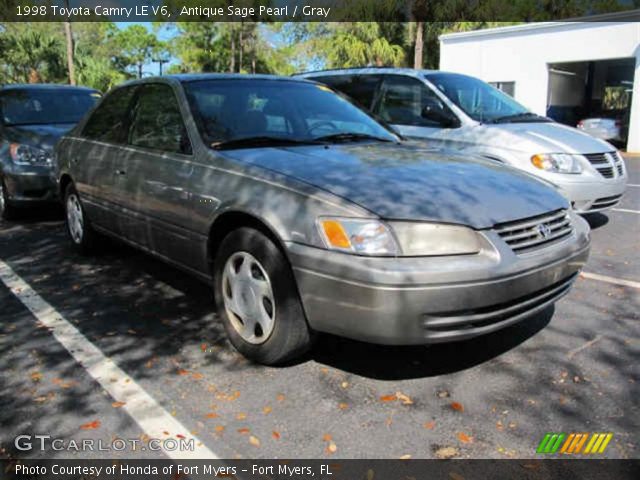 1998 Toyota Camry LE V6 in Antique Sage Pearl