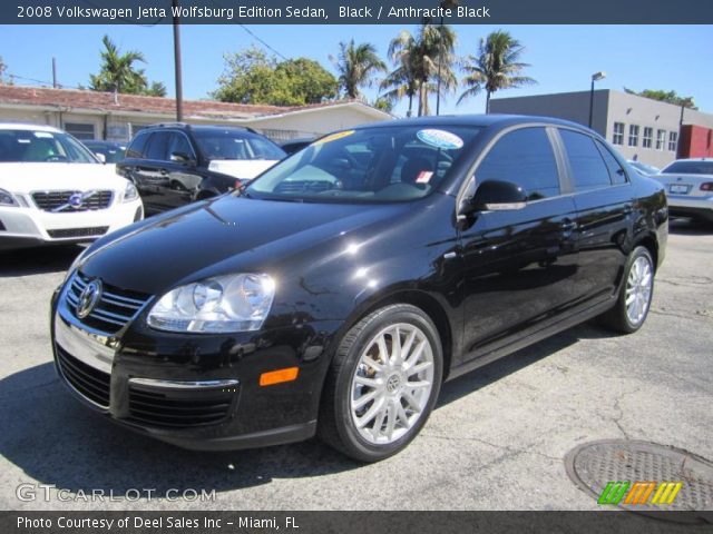 2008 Volkswagen Jetta Wolfsburg Edition Sedan in Black