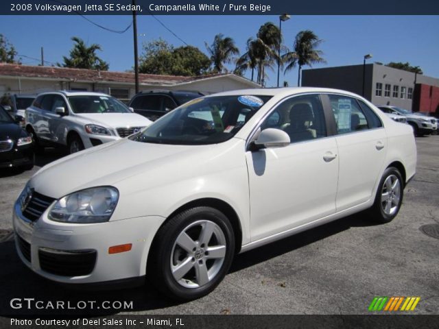 2008 Volkswagen Jetta SE Sedan in Campanella White