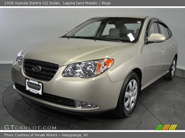 2008 Hyundai Elantra GLS Sedan in Laguna Sand Metallic