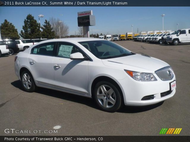 2011 Buick LaCrosse CX in Summit White