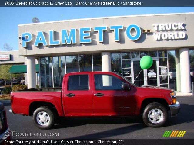 2005 Chevrolet Colorado LS Crew Cab in Dark Cherry Red Metallic