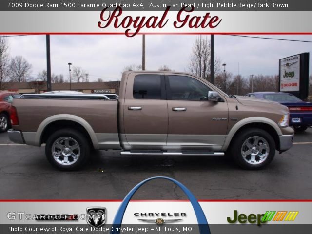 2009 Dodge Ram 1500 Laramie Quad Cab 4x4 in Austin Tan Pearl