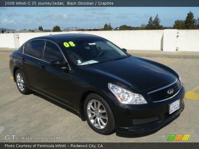 2008 Infiniti G 35 Journey Sedan in Black Obsidian