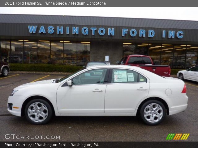 2011 Ford Fusion SE in White Suede