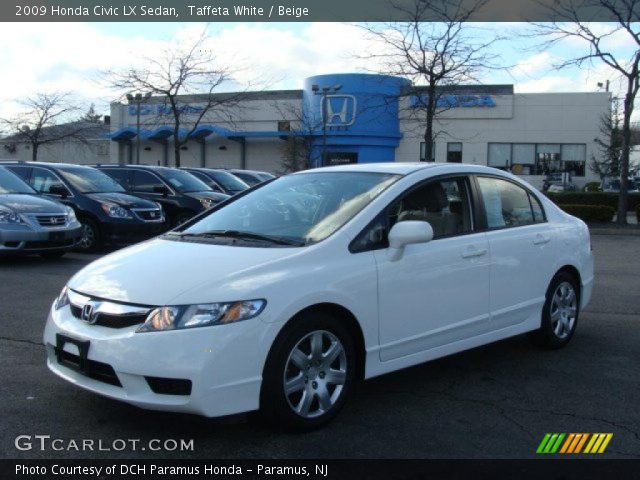 2009 Honda Civic LX Sedan in Taffeta White
