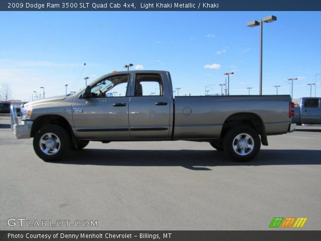 2009 Dodge Ram 3500 SLT Quad Cab 4x4 in Light Khaki Metallic