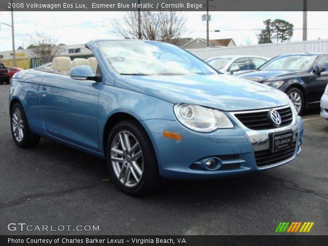 2008 Volkswagen Eos Lux in Eismeer Blue Metallic